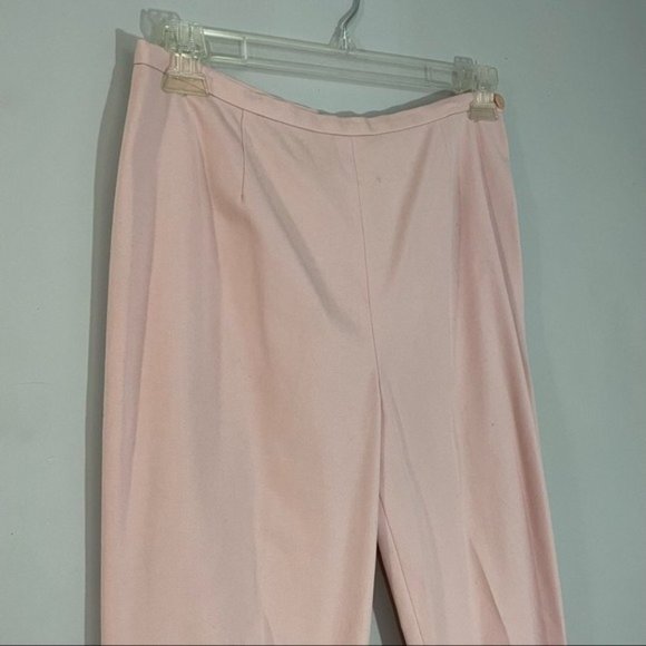 NWT Doncaster vintage pastel cotton cropped tapered tailored lightweight pants - Picture 3 of 10